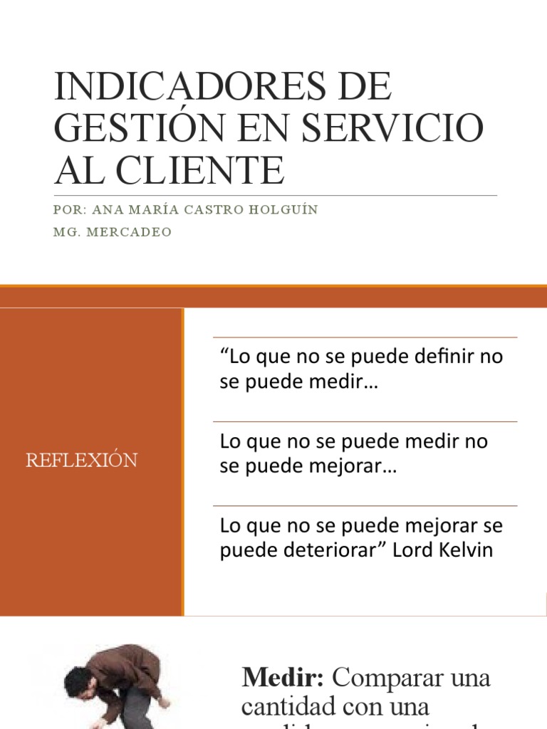 Indicadores de Gestión en Servicio al Cliente | PDF | Calidad ...