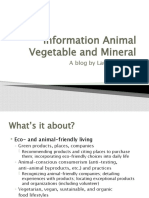 PMGT745 - Information Animal Vegetable and Mineral - Lauren Cataldi