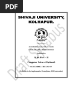 B SC II Computer Science (Opt)