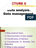 Data Analysis. Data Management