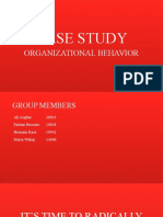Case Study: Organizational Behavior