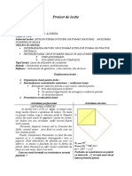 Proiect de Lectie: 1 Patrat 2 2 Patrat 2 2 2 2