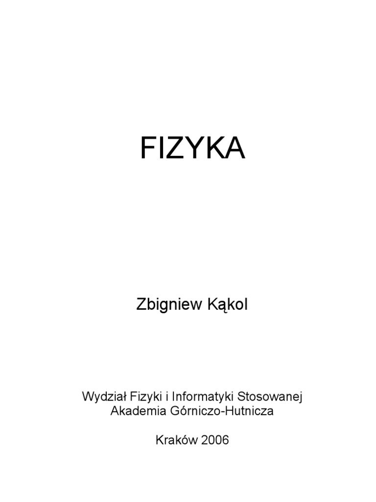 Elektrostatyka To Dział Fizyki Który Zajmuje Się