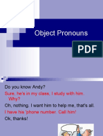 Object Pronouns 