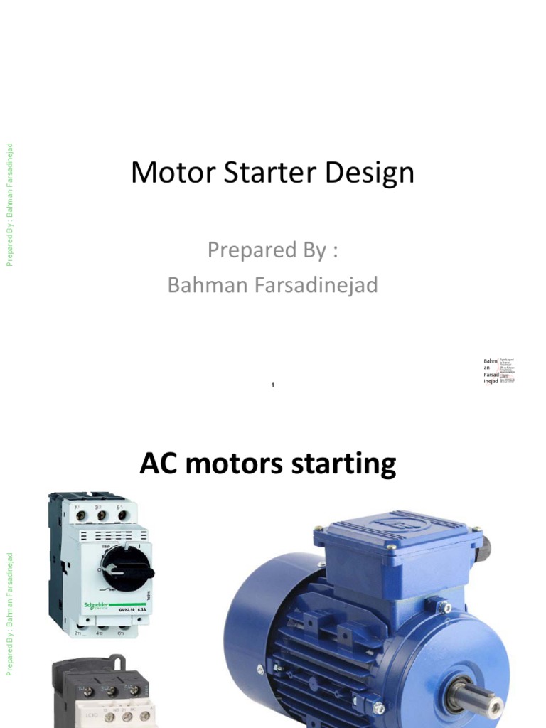Motorstarter1 180222051829 | PDF | Electric Motor | Relay