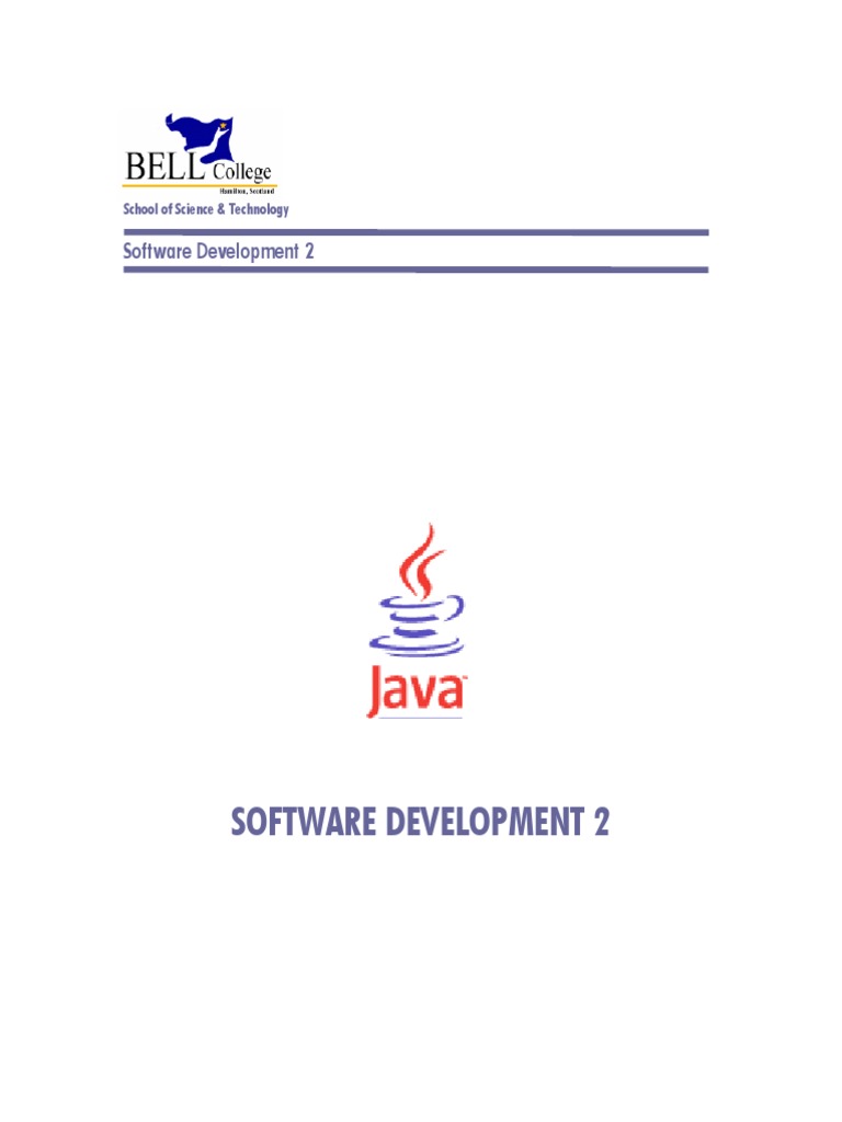 Software Development 2 | PDF | Java (Programming Language) | Java ...