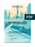 Module 2 Highway and Railroad Engineering