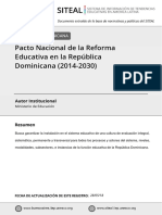 Pacto Educativo 2014 - 2030