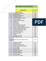 Inventario 4/Julio/2021 con más de 200 productos