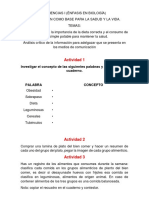 Actividad 1: Investigar El Concepto de Las Siguientes Palabras y Anotarlas en Tu Cuaderno