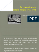 La Prusianización Del Ejército Chileno 1900-1931