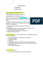 Ejercicios No. 2 en Clase Liquidacion de Estancia - Honorarios - Laboratorios-Estudios