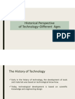 Historical Perspective of Technology-Different Ages
