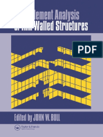 Finite Element Analysis of Thin-Walled Structures-Dr John W. Bull - CRC Press (1988)