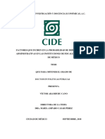 Factores Que Inciden en La Probabilidad de Imponer Sanciones Administrativas en Las Instituciones de Fiscalización: El Caso de México