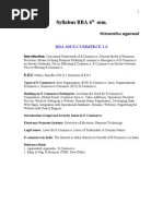 Download Syllabus BBA 6th  sem by himanshuagarwal2789 SN52421380 doc pdf