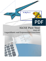 07 Logarithmic and Exponential Functions