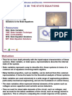 Objectives:: The State Equations