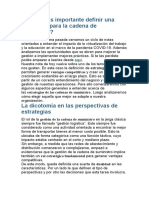 Por Qué Es Importante Definir Una Estrategia para La Cadena de Suministro