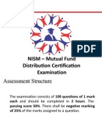 NISM - Mutual Fund Distribution Certification Examination