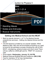 PHY132 Introduction To Physics II Class 3 - Outline