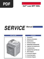 DELL 1600n Samsung SCX-4720F Service Manual Parts and Diagrams