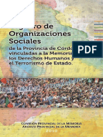 Registro de Organizaciones Redes DDHH