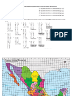 Coordenadas Estados Mexicanos