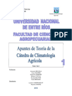 Climatologia Agricola - Apuntes de Catedra