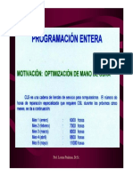 Programacion Entera