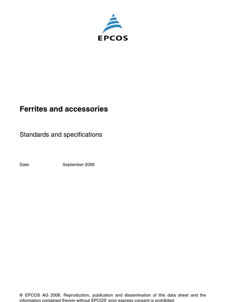 FERRITES AND ACCESSORIES intelligence overview