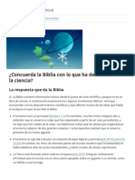 ¿Concuerda La Biblia Con Lo Que Ha Descubierto La Ciencia - Preguntas Sobre La Biblia