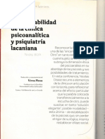 Dissez, N - Responsabilidad en La Clínica Psicoanalítica y Psiquiatría Lacaniana