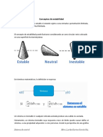 Conceptos de Estabilidad