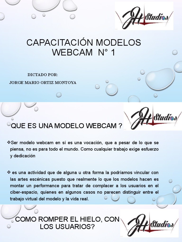 Capacitación Modelos Webcam N° 1 | PDF