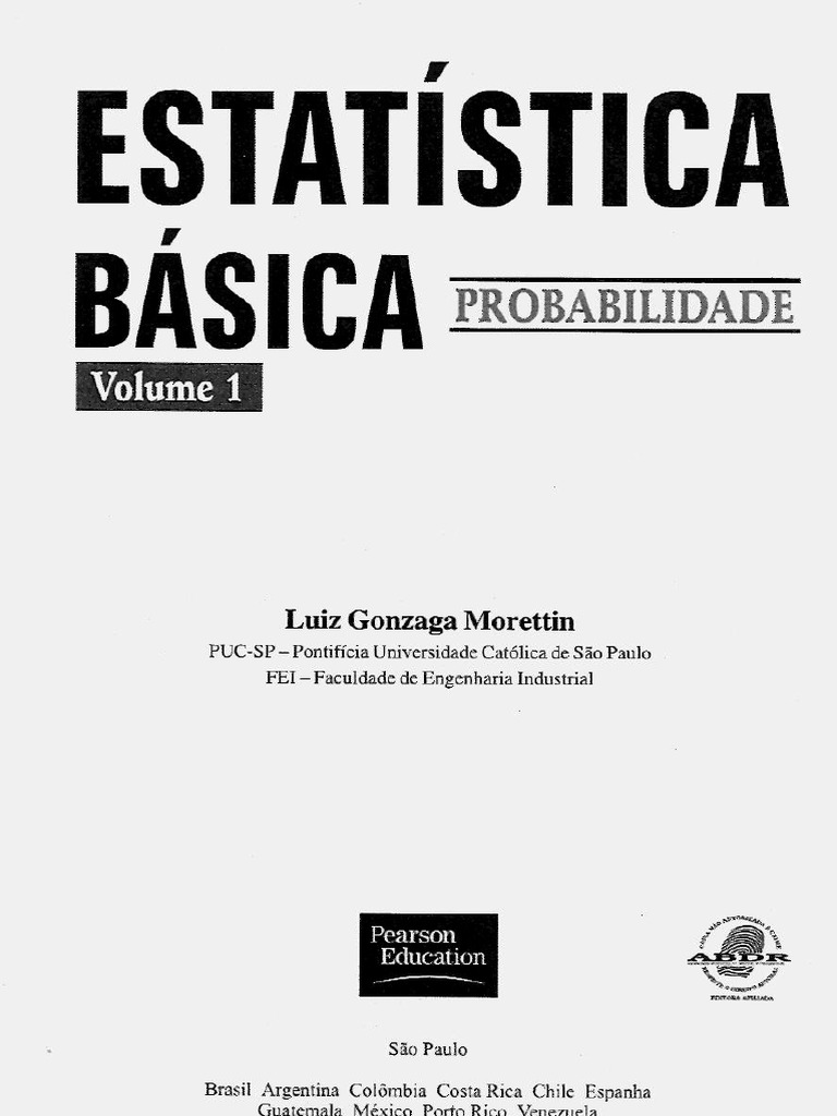 Estatística Básica - Probabilidade - Luiz Gonzaga Morettin | PDF