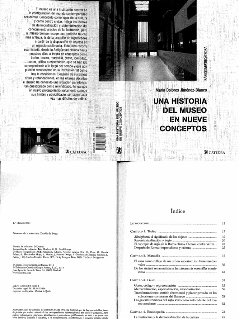 Una Historia Del Museo en Nueve Conceptos | PDF