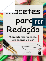 Macetes para Redação