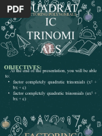 Factor of Quadratic Trinomials