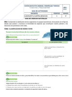 Guia Ciencias Naturales Clasificacion de Los Seres Vivos