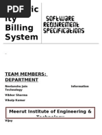 Electricity Billing System SRS1 - 2