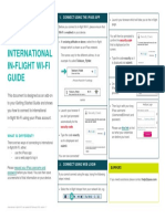 Connect to in-flight Wi-Fi using iPass app or web login