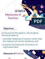 Ungrouped Data: Measures of Position