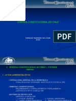 Control constitucional en Chile: justicia difusa y Tribunal Constitucional