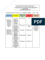 Cronograma de Actividades Académicas Por Asignatura Tercer Período 2021