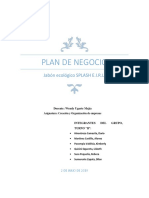 Plan de Negocio SPLASH