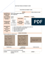 Ficha Técnica de Tendido y Corte