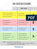 Script For Tagteach Session: What You Say What You Do