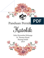 Panduan Pernikahan. Katolik