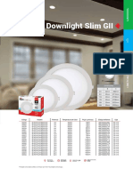 Datasheet Led Downlight Slim Gii